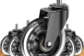 Photo by walmart.com - Ergonomic Office Chair Caster Wheels: Rollerblade Wheels for Hardwood Floors