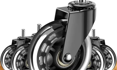 Photo by walmart.com - Ergonomic Office Chair Caster Wheels: Rollerblade Wheels for Hardwood Floors
