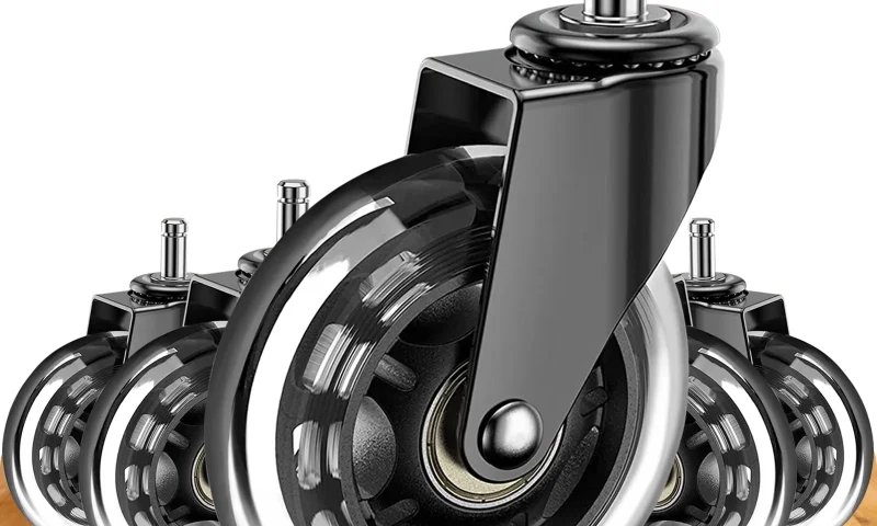 Photo by walmart.com - Ergonomic Office Chair Caster Wheels: Rollerblade Wheels for Hardwood Floors