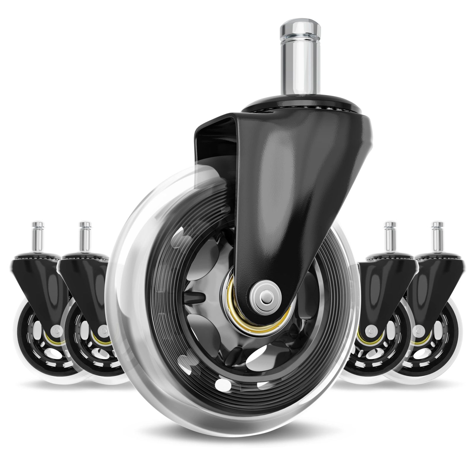 Ergonomic Office Chair Caster Wheels: Rollerblade Wheels for Hardwood Floors