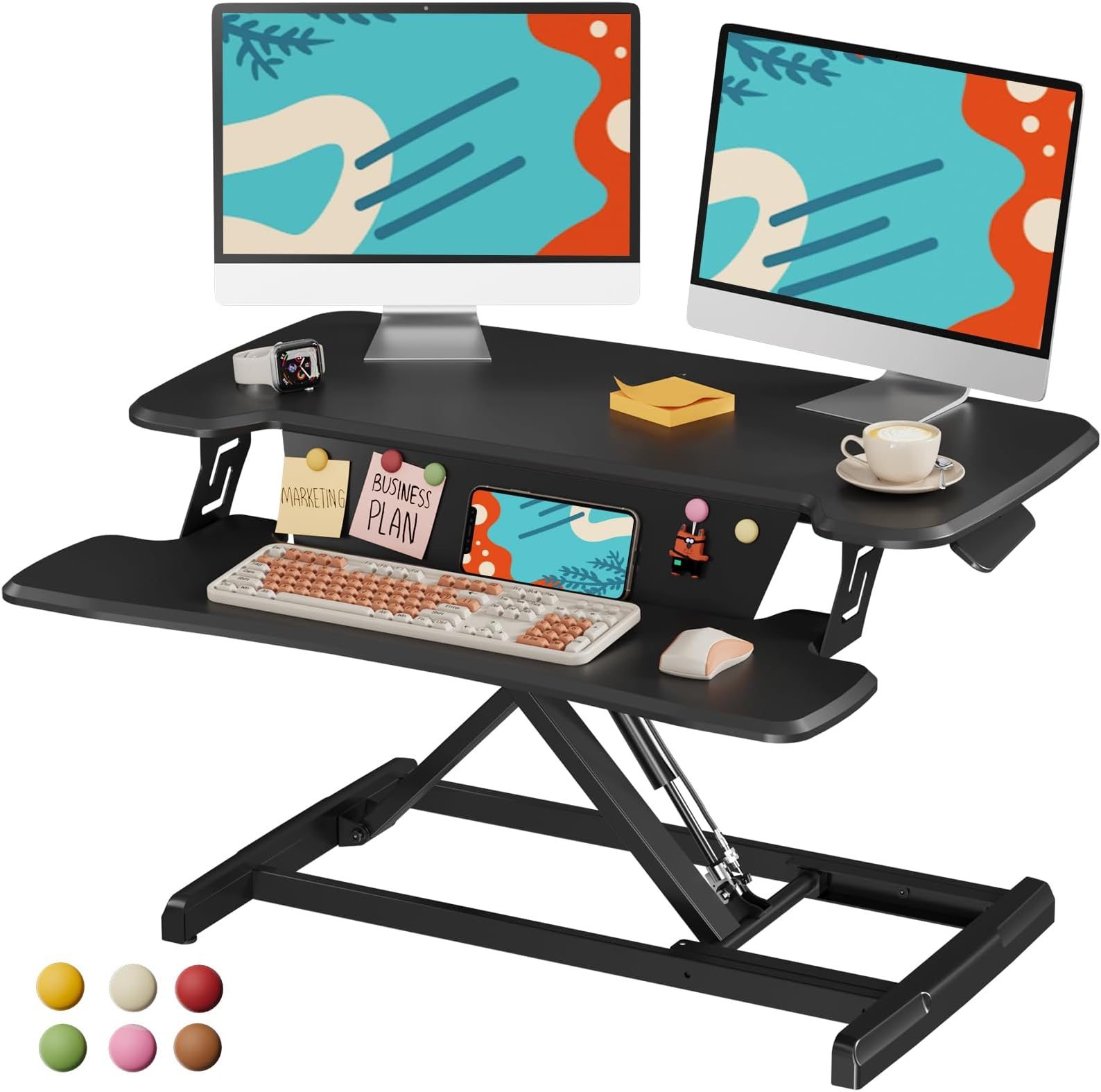 Gas Spring vs Scissor Mechanism in Standing Desk Converters