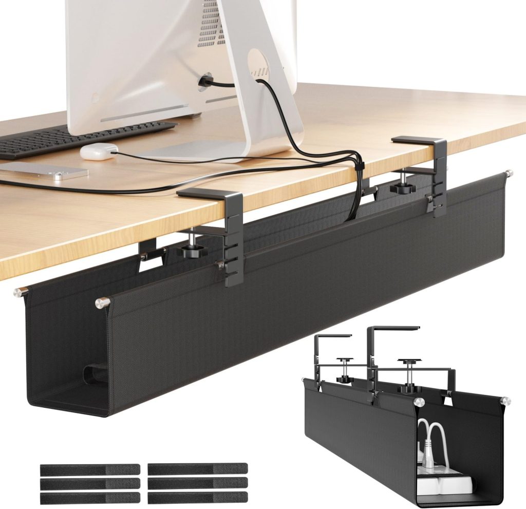 Photo by amazon.ca - How to Hide Wires on an Electric Standing Desk That Moves Constantly