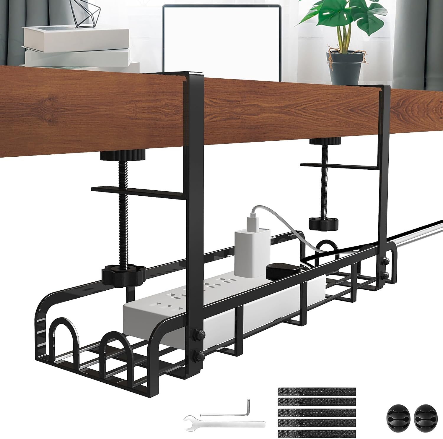 How to Hide Wires on an Electric Standing Desk That Moves Constantly