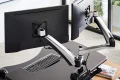 Photo by deskadvisor.org - How to Set Up an Ergonomic Monitor Arm on an Electric Standing Desk