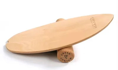 Photo by etsy.com - Wooden Balance Board vs Foam Balance Pad for Standing Desks